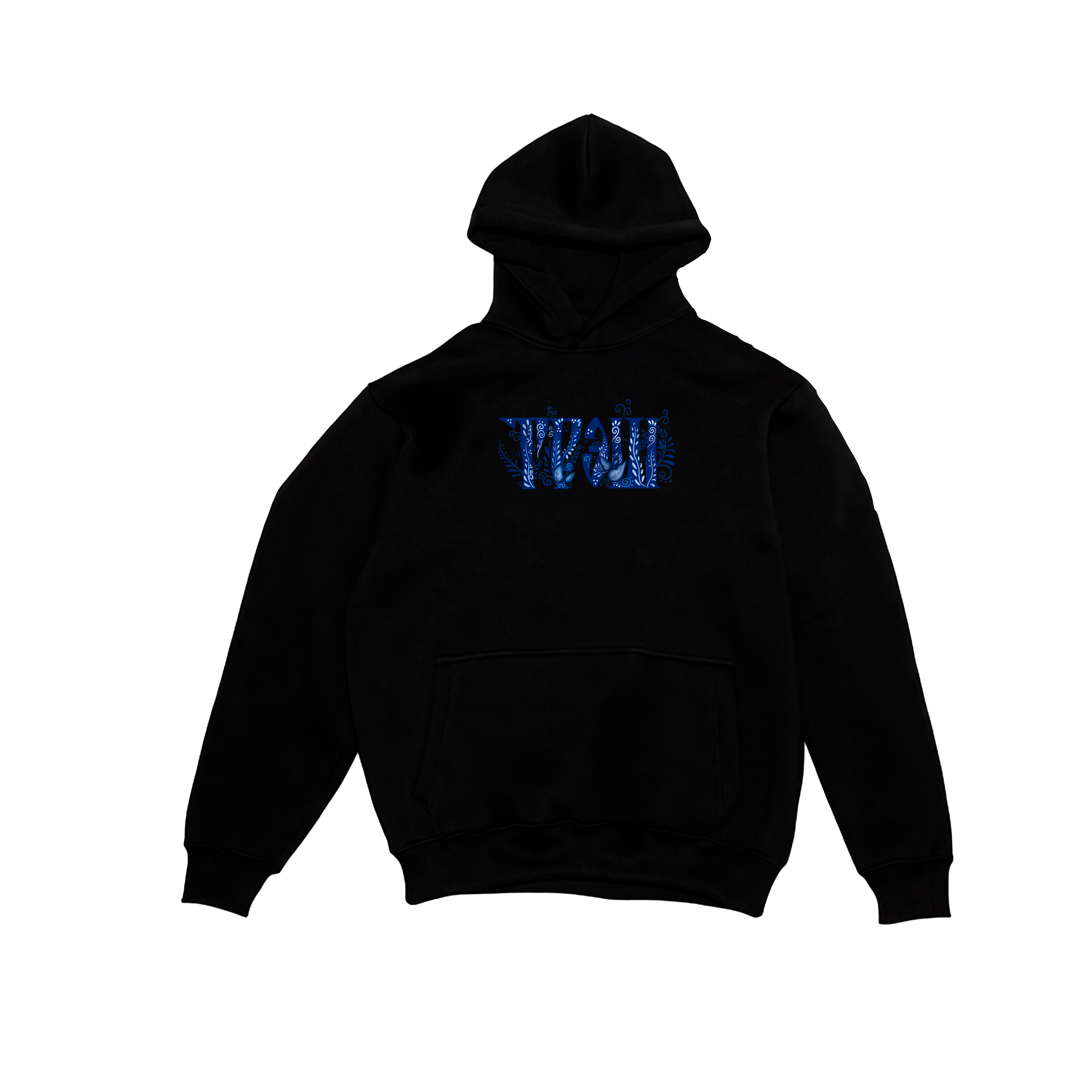 худи треш черная