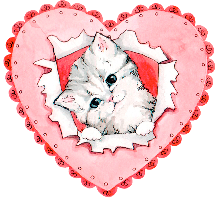 Heart cats